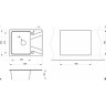 Кухонная мойка GRANULA GR-6201 шварц (черный металлик) GR-6201_shvarc